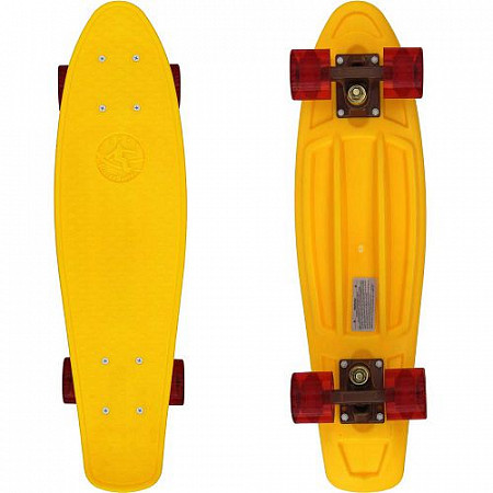 Penny board (пенни борд) Rollersurfer Plain Yellow