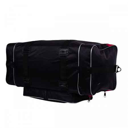 На картинке изображен Дорожная сумка Polar 6008с black/beige Дорожная сумка Polar 6008с black/beige