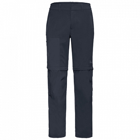 Брюки с молнией мужские Jack Wolfskin Overland Zip Away M night blue