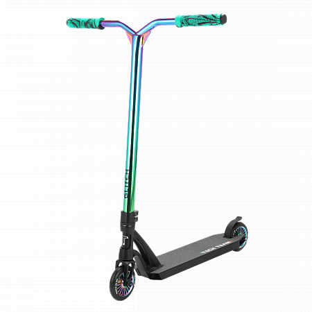 На картинке изображен Самокат трюковой Tech Team Glitch 2020 Silver Самокат трюковой Tech Team Glitch 2020 Silver