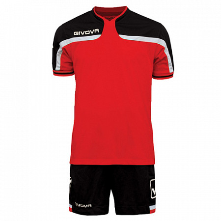 Футбольная форма Givova America red/black