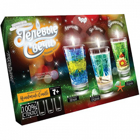 Набор для творчества Dankotoys Гелевая Свеча Своими Руками GS-02-02