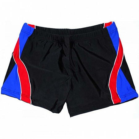 Трусы купальные для мальчиков Zez Sport 625 black/red/blue