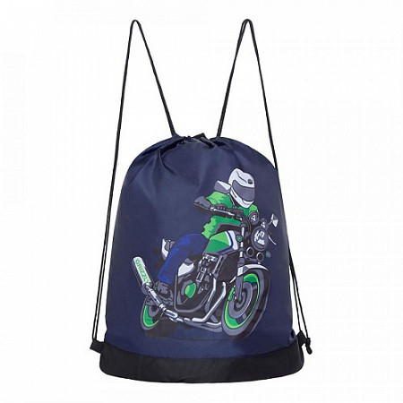 Мешок для обуви GRIZZLY OM-022 /1 blue