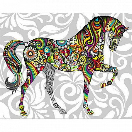 Картина по номерам Picasso Радужная лошадь PC4050355