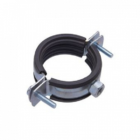 На картинке изображен Хомут для крепления труб 20 -23 мм М8 Хомут для крепления труб 20 -23 мм М8