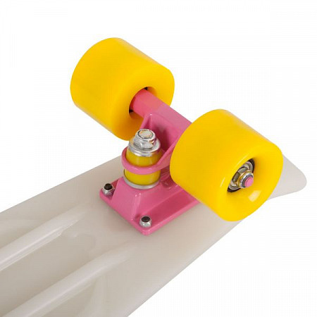 На картинке изображен Penny board (пенни борд) RGX PNB-02 22" White Penny board (пенни борд) RGX PNB-02 22" White