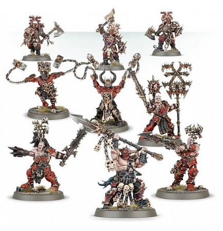 Фигурки Games Workshop Warhammer: Khorne Bloodbound Frenzied Goretribe 100-08
