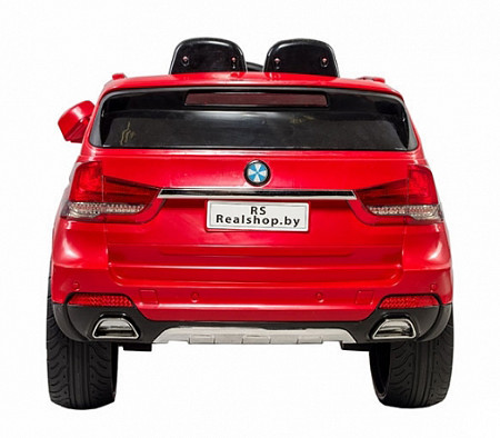 Детский электромобиль RS BMW X5 red (Встроенный планшет MP4)