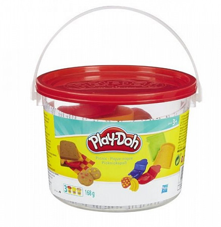 Игровой набор Play-Doh Мини-ведерко с формочками (23414)