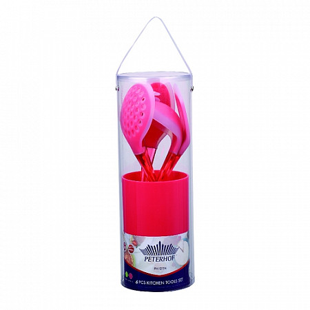 Кухонный набор на стойке Peterhof PH-12123 pink