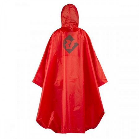 На картинке изображен Накидка от дождя RedFox Poncho Plus 1300 red Накидка от дождя RedFox Poncho Plus 1300 red
