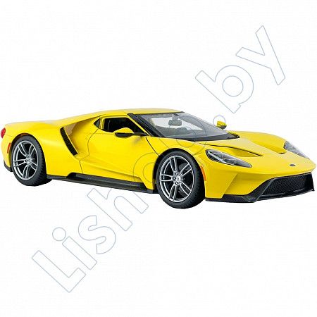 Масштабная модель автомобиля Maisto 1:18 Ford GT 2017 (31384) yellow