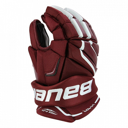 Перчатки хоккейные Bauer Vapor X100 Sr Maroon