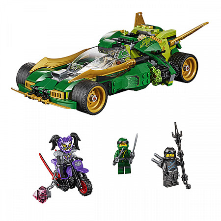 На картинке изображен Конструктор LEGO Ninjago Ночной вездеход ниндзя 70641 Конструктор LEGO Ninjago Ночной вездеход ниндзя 70641