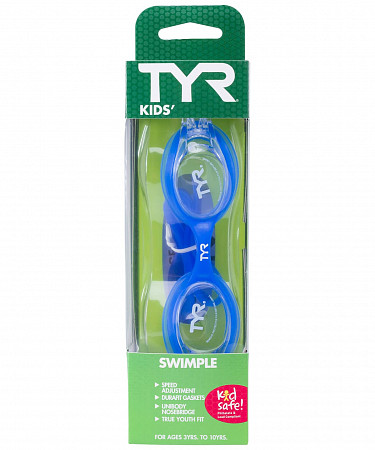 Очки для плавания TYR Kids Swimple, LGSW/105 bluish