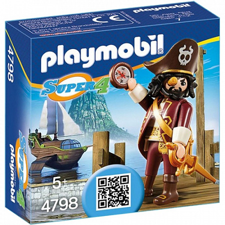 Игрушка Playmobil Супер4: Акулья борода 4798