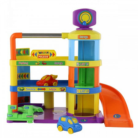 Гараж Полесье Беби с автомобилями 40381