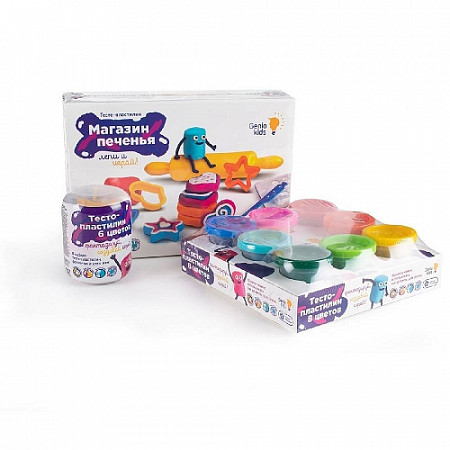 Набор для лепки Genio Kids Тесто-пластилин Микс TA1001BP