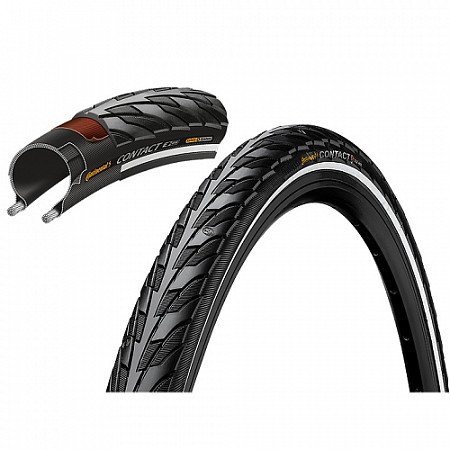 На картинке изображен Покрышка Continental Contact, 20 x 1.40, 37-406 101311 black/black ZCO01311 Покрышка Continental Contact, 20 x 1.40, 37-406 101311 black/black ZCO01311