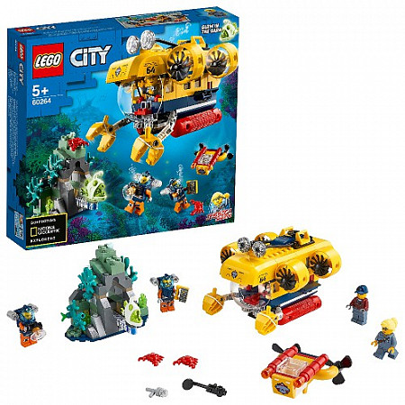 Конструктор LEGO City Океан: Исследовательская Подводная Лодка 60264