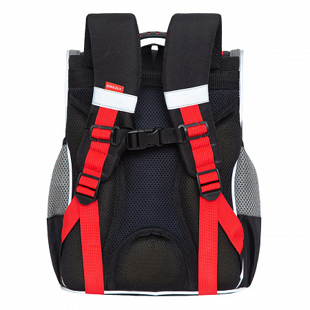 Рюкзак школьный с мешком GRIZZLY RAm-185-9 /1 black