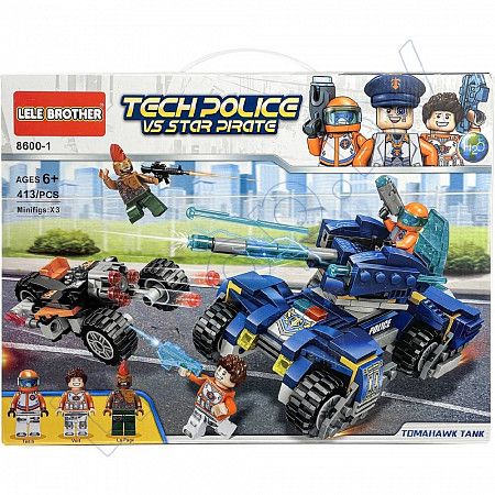 Конструктор UniToys Tech Police vs Star Pirate (8600-1)