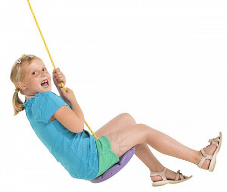 На картинке изображен Круглые качели-тарзанка Little Panda HDPE red Круглые качели-тарзанка Little Panda HDPE red