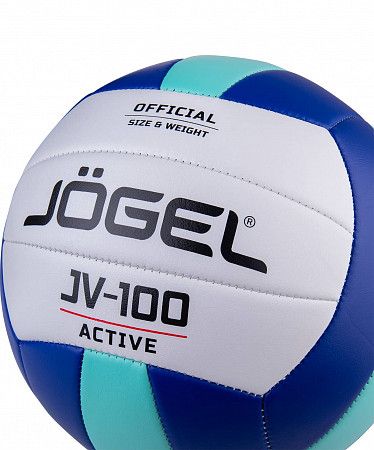 Мяч волейбольный Jogel JV-100 blue/mint №5