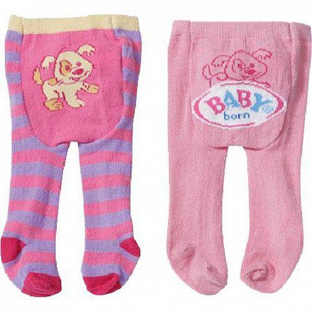 На картинке изображен Кукла Baby Born Одежда для куклы "Колготки" т.м. BABY Born 819456 Кукла Baby Born Одежда для куклы "Колготки" т.м. BABY Born 819456