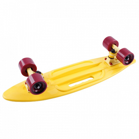Penny board (пенни борд) Tech Team Fishboard 23" print yellow