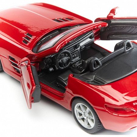 На картинке изображен Коллекционная машина Bburago 1:32 Mercedes-Benz SLS AMG Cabrio (18-43035) Red Коллекционная машина Bburago 1:32 Mercedes-Benz SLS AMG Cabrio (18-43035) Red