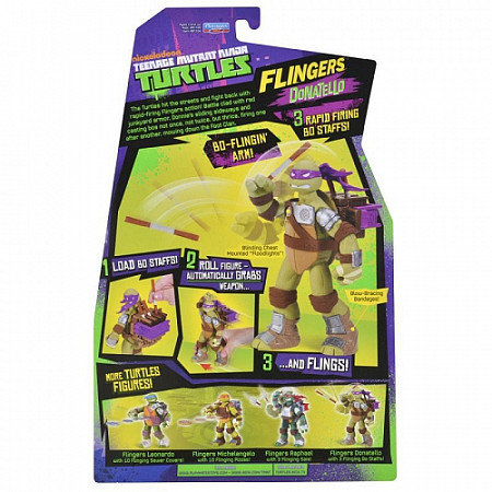 Фигурка Turtles 15 см с метательным механизмом Донателло 91104