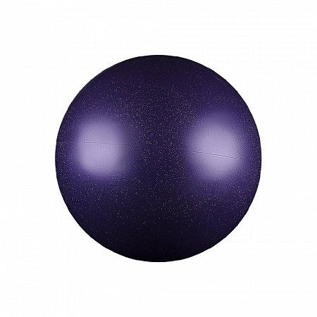 Мяч для художественной гимнастики Нужный спорт FIG металлик с блестками 15 см AB2803В purple
