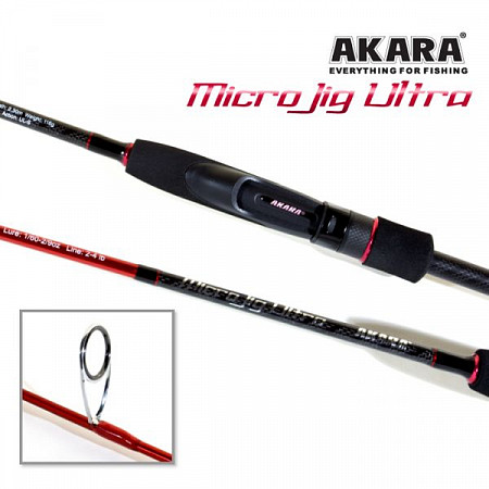 Спиннинг штекерный угольный 2 колена Akara Micro Jig Ultra TX-30 SL1004