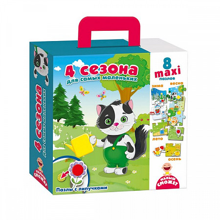 Пазлы с липучками Vladi Toys 4 сезона VT2907-02