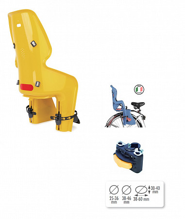 Велокресло для детей Bellelli Lotus Standard Multifix 01LOT00031 yellow