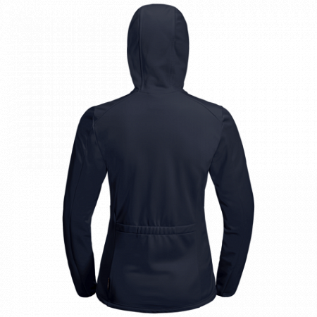 Джемпер женский Jack Wolfskin Kiewa Hooded Jacket W midnight blue