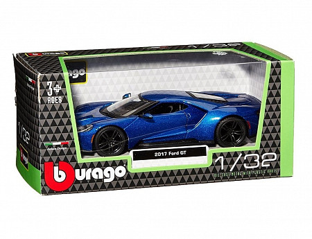 Коллекционная машина Bburago 1:32 Ford GT (18-43043) blue