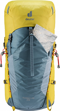 На картинке изображен Рюкзак Deuter Speed Lite 26 3410621-3238 slateblue/greencurry (2021) Рюкзак Deuter Speed Lite 26 3410621-3238 slateblue/greencurry (2021)