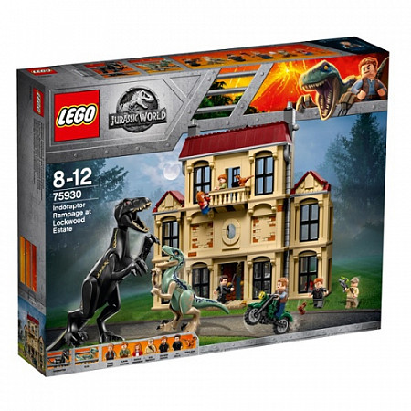 Конструктор LEGO Jurassic World Нападение индораптора в поместье Локвуд 75930