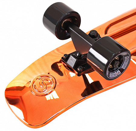 Penny board (пенни борд) Y-Scoo Big Fishskateboard Metallic 27 402H-O Orange-Black