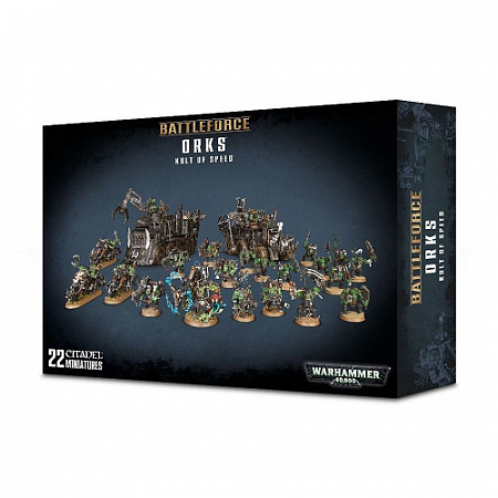 Фигурки Games Workshop Warhammer: Battleforce Orks Kult Of Speed 71-63