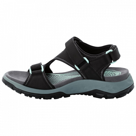 Сандалии женские Jack Wolfskin Rocky Path Sandal W black / grey
