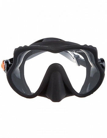 На картинке изображен Маска Mad Wave Eco Dive mask black Маска Mad Wave Eco Dive mask black