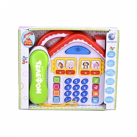 На картинке изображен Обучающая игрушка Телефоша 6016B Обучающая игрушка Телефоша 6016B