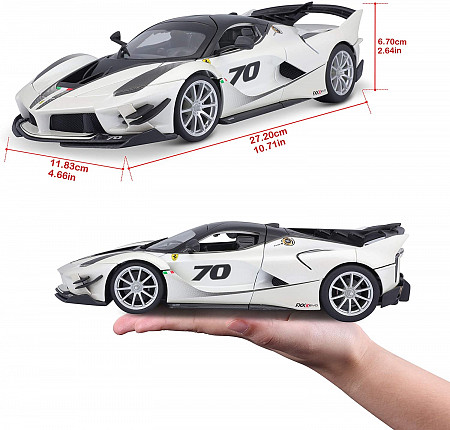 Коллекционная машина Bburago 1:18 Ferrari FXX-K Evo (18-16012) silver