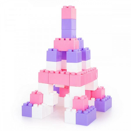 Конструктор строительный Полесье XXL v2 45шт 68033