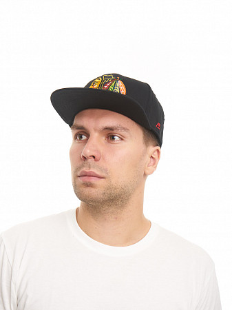 Бейсболка Atributika&Club NHL Chicago Blackhawks 31084 black/red