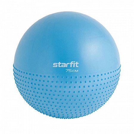 Фитбол полумассажный Starfit GB-201 75 см антивзрыв blue pastel